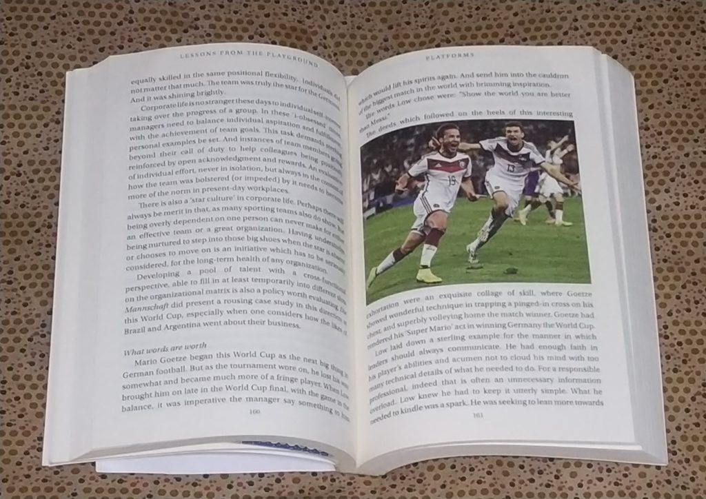 The Book has Vibrant Full Colour Photos of some of the Sporting Moments it describes - IMG_20190820_223104